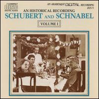 Schubert and Schnabel, Vol. 1 - Artur Schnabel (piano); Claude Hobday (double bass); Pro Arte Piano Quartet