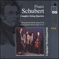 Schubert: Complete String Quartets, Vol. 6 - Andreas Seidel (violin); Ivo Bauer (viola); Leipziger Streichquartett; Matthias Moosdorf (cello); Tilman B�ning (violin)