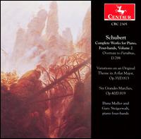 Schubert: Complete Works for Piano, Four-hands, Vol. 2 - Dana Muller (piano); Gary Steigerwalt (piano)