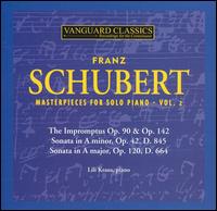 Schubert: Masterpieces for Solo Piano, Vol. 2 - Lili Kraus (piano)