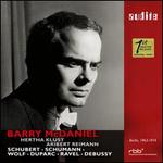 Schubert, Schumann, Wolf, Duparc, Ravel, Debussy