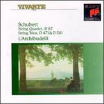Schubert: String Quartet, D 87; String Trios, D 471 & 581