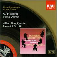 Schubert: String Quintet - Alban Berg Quartet; Gerhard Schulz (violin); G�nter Pichler (violin); Heinrich Schiff (cello); Thomas Kakuska (viola);...