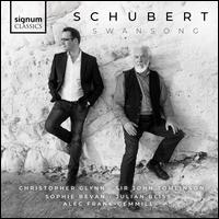 Schubert: Swansong - Alec Frank-Gemmill (horn); Christopher Glynn (piano); John Tomlinson (bass); Julian Bliss (clarinet); Sophie Bevan (soprano)