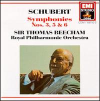 Schubert: Symphonies Nos. 3, 5 & 6 - Royal Philharmonic Orchestra; Thomas Beecham (conductor)