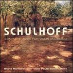 Schulhoff: Complete Music for Violin and Piano