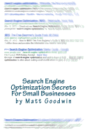 Search Engine Optimization Secrets For Small Businesses: A Quick-Start Reference Guide