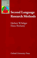 Second Language Research Methods