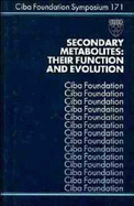 Secondary Metabolites: Their Function and Evolution -No. 171