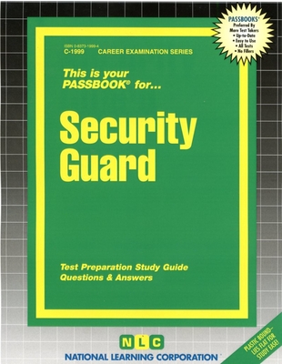 Security Guard: Passbooks Study Guide - National Learning Corporation