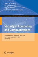 Security in Computing and Communications: Third International Symposium, Sscc 2015, Kochi, India, August 10-13, 2015. Proceedings