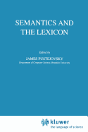 Semantics and the Lexicon