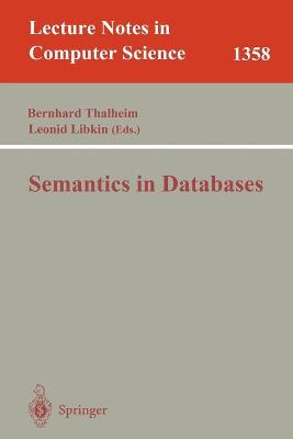 Semantics in Databases - Thalheim, Bernhard (Editor), and Libkin, Leonid (Editor)