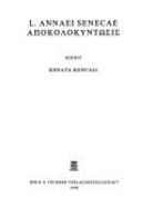 Senecae Philosophi Opera: Apocolocyntosis