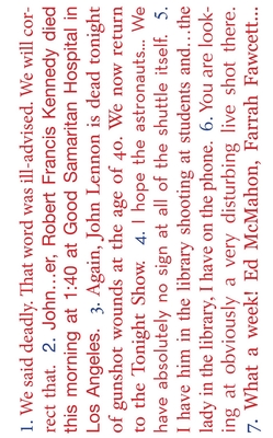 Seven American Deaths and Disasters - Goldsmith, Kenneth