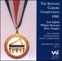Seventh Cliburn Competition, 1985 - Barry Douglas (piano); Jose Feghali (piano); Philippe Bianconi (piano)