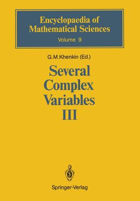 Several Complex Variables III: Geometric Function Theory - Khenkin, G M (Editor), and Ronkin, L I (Contributions by)