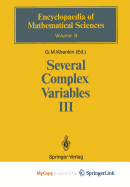 Several Complex Variables III - Khenkin, G M (Editor)