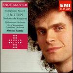 Shostakovich: Symphony No. 10; Britten: Sinfonia da Requiem