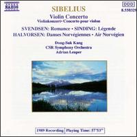 Sibelius: Violin Concerto - Dong-Suk Kang (violin); Czecho-Slovak Radio Symphony Orchestra; Adrian Leaper (conductor)