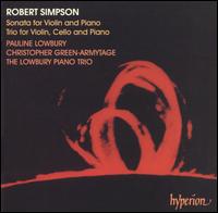 Simpson: Violin Sonata - Christopher Green-Armytage (piano); Elizabeth Burley (piano); Pauline Lowbury (violin); Ursula Smith (cello)
