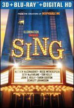 Sing [Includes Digital Copy] [3D] [Blu-ray]