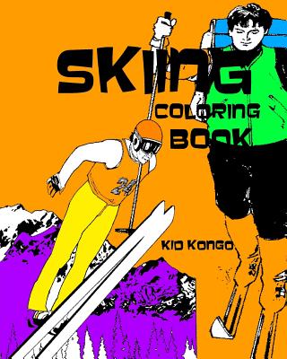 Skiing Coloring Book - Kongo, Kid