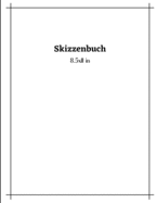 Skizzenbuch