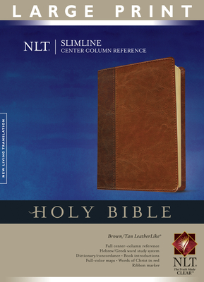 Slimline Center Column Reference Bible-NLT-Large Print - Tyndale (Creator)