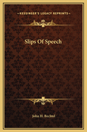 Slips of Speech