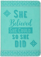 SM Jrnl Artisan She Believed(teal)