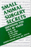 Small Animal Surgery Secrets - Harari, Joseph