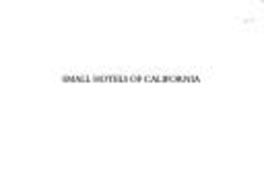 Small Hotels of Calif