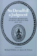 So Dreadfull a Judgment
