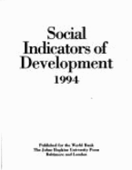 Social Indicators of Development, 1994