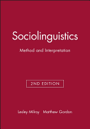 Sociolinguistics