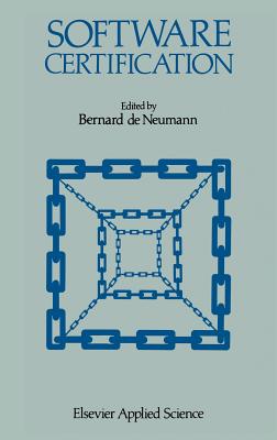 Software Certification - De Neumann, B (Editor)