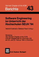 Software Engineering Im Unterricht Der Hochschulen Seuh '94