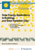Solar Energy Applications to Buildings and Solar Radiation Data