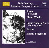 Soler: Piano Music - Jordi Mas� (piano)