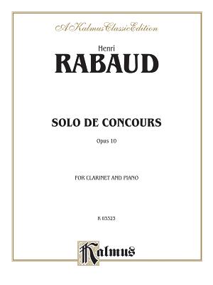 Solo de Concours, Op. 10: Part(s) - Rabaud, Henri (Composer)