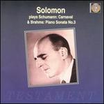 Solomon: Schumann, Brahms & Liszt - Solomon (piano)