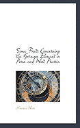 Some Facts Concerning the German Element in Posen and West Prussia