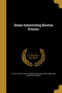 Some Interesting Boston Events
