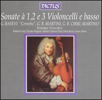 Sonate � 1, 2, e 3 Violoncelli e basso - Ensemble Concerto