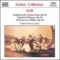 Sor: Fantaisies / Progressive Studies - Nicholas Goluses (guitar)