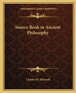 Source Book in Ancient Philosophy