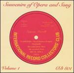 Souvenirs of Opera & Song, Volume 1