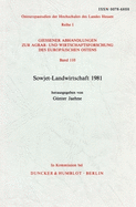 Sowjet-Landwirtschaft 1981