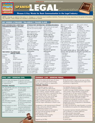 Spanish Legal Conversation - BarCharts, Inc.